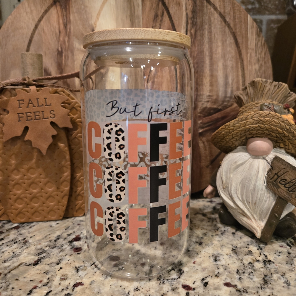Glass Jar Tumbler